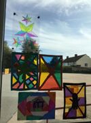 Sphinx class stained glass homework